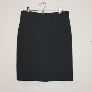 NWOT J. Crew Black Wool Pencil Skirt